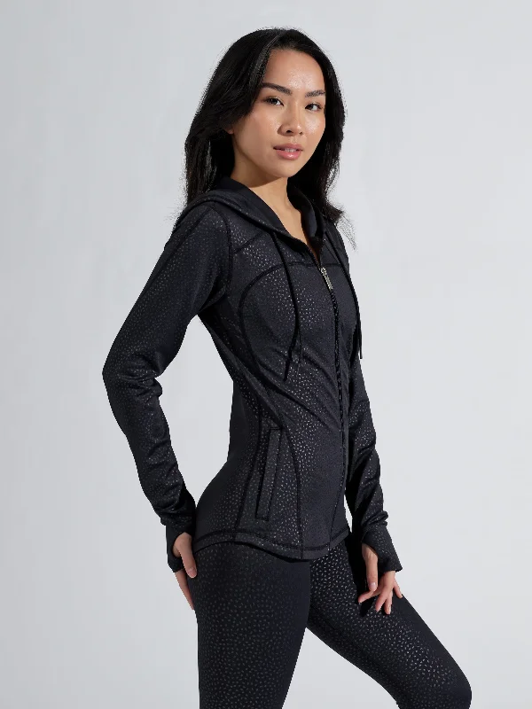 Core Jacket - Embossed Bossy Print