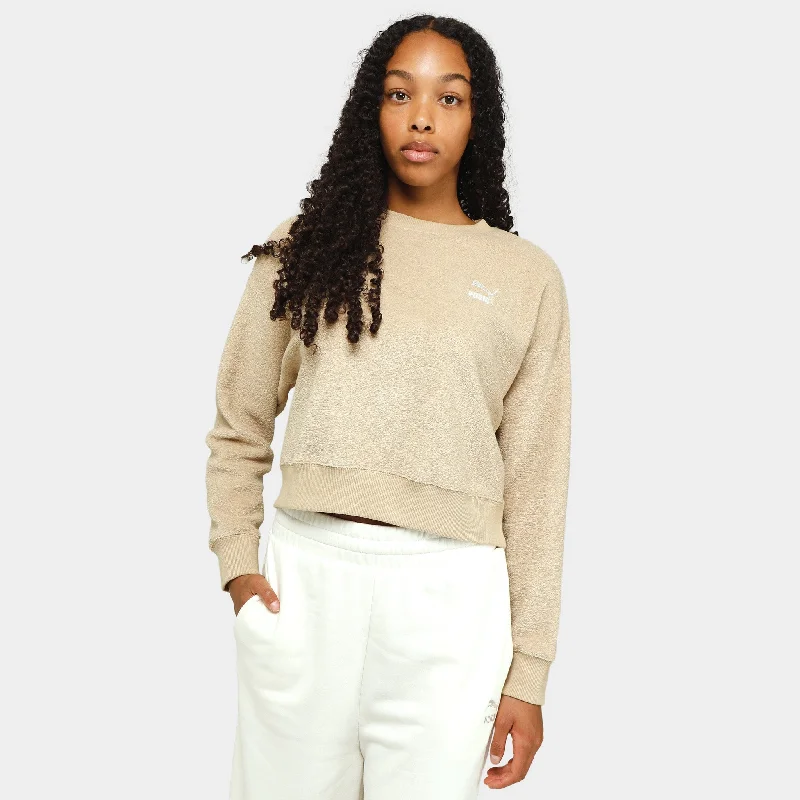 Puma Women's Classics Crewneck / Sand Dune