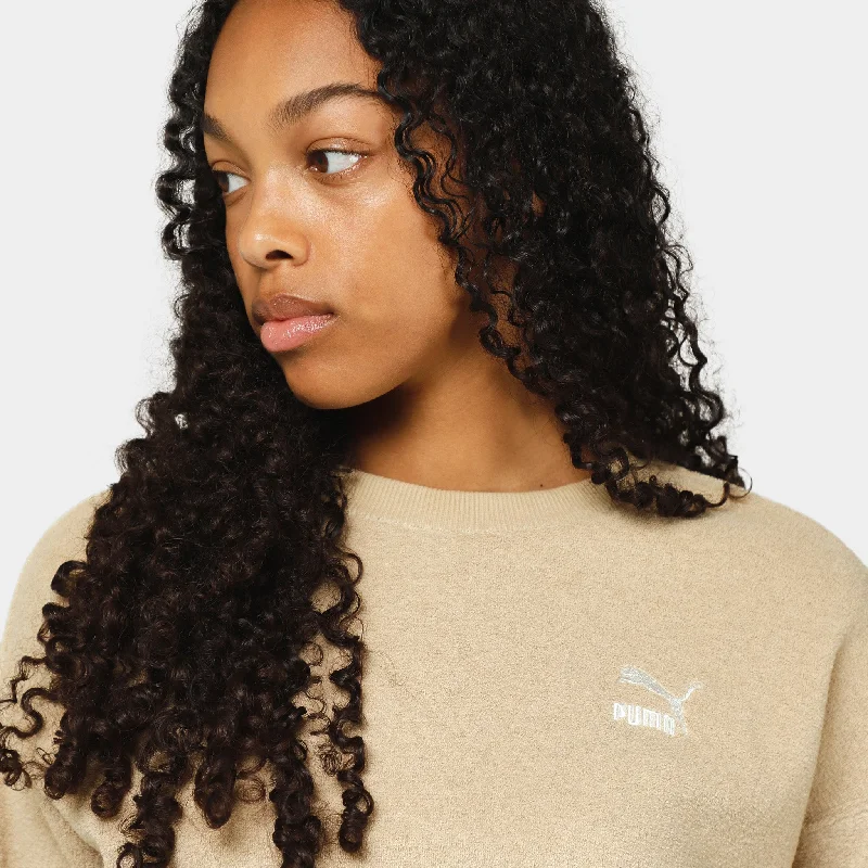 Puma Women's Classics Crewneck / Sand Dune