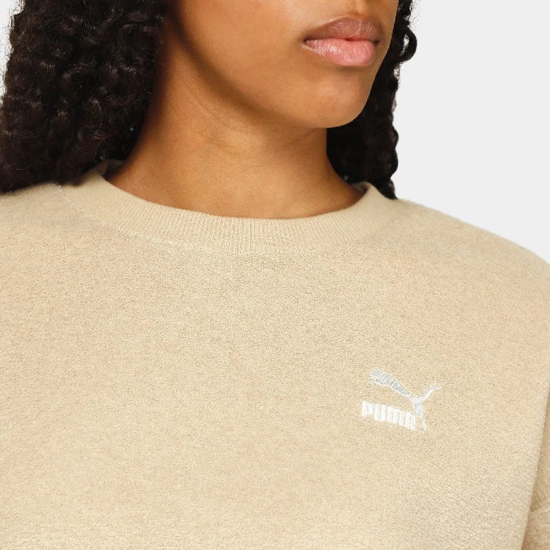 Puma Women's Classics Crewneck / Sand Dune