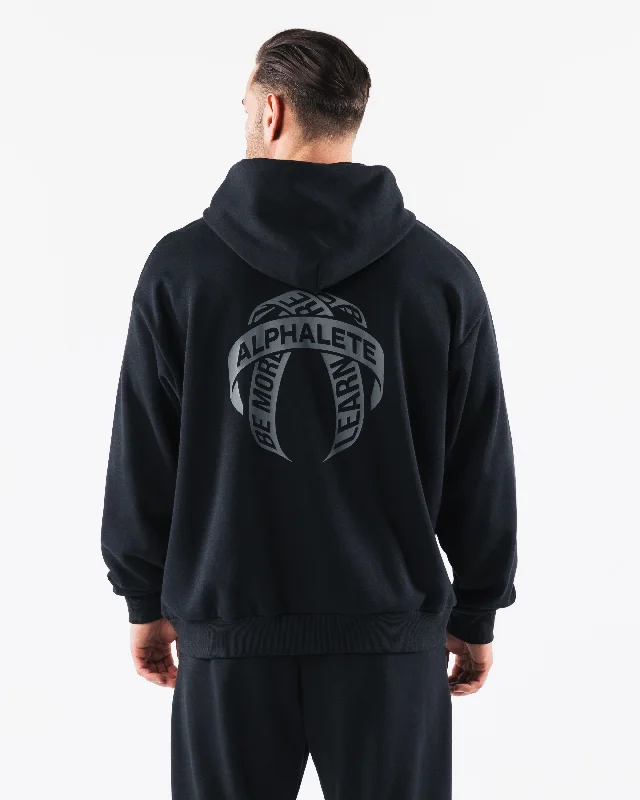 Crest Hoodie - Black