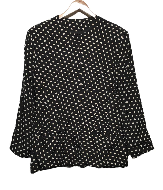 Polka Dot Blouse/ Jacket (Size M)