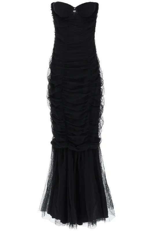 1913 dresscode long mermaid dress DCW442 TU BLACK