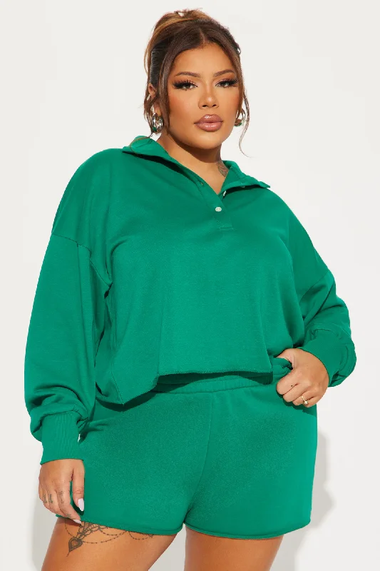 Cassidy Lounge Top - Kelly Green