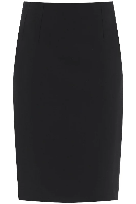 Versace grain de poudre pencil skirt 1011929 1A06750 BLACK