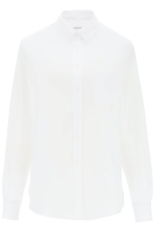 william poplin shirt 06525 WHITE