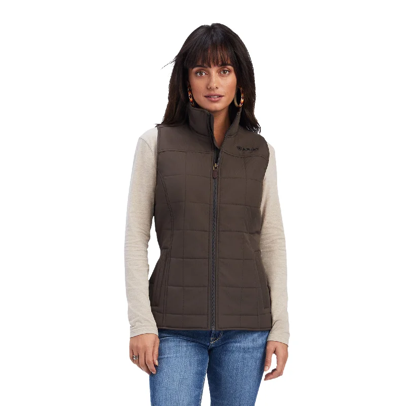 10041584 Ariat Women's Real Crius Vest Banyon Bark